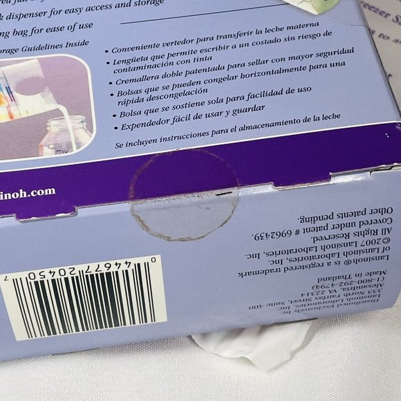Lansinoh Breastmilk Storage Bags 75 Pre Sterilized Bags For Storing And Freezing - Picture 7 of 14